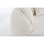 Canapé incurvé incurvé, canapé modulaire à compression de 110 po, blanc haute densité, canapé-lit pour le salon et la chambre à coucher, salon, chenille