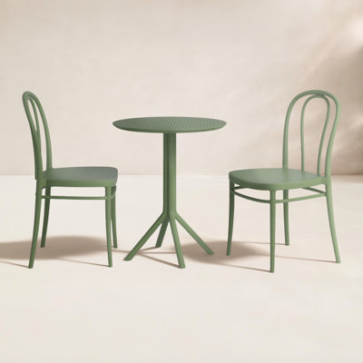 Farrah 24'' Round 2-Person Bistro Set