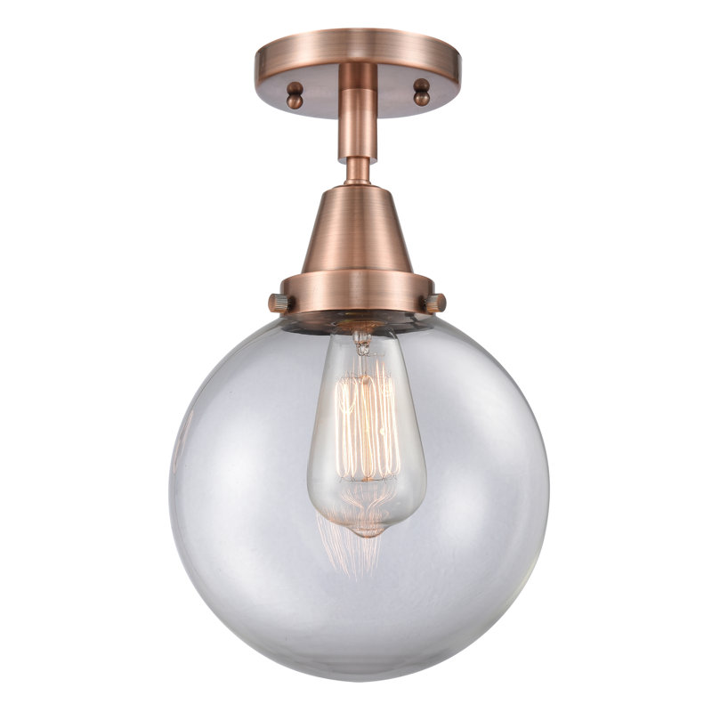 Plafonnier encastré Alphonsa, Ampoule non incluse, Oui, Cuivre antique