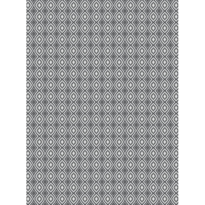 Abra Diamonds Eye 10' L x 24" W Wallpaper Roll, Paper, Non-pasted