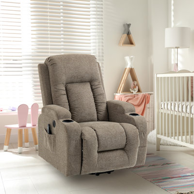 Bason High Back Recliner Chair with Massage, Warmth Heat and Lift Assist
