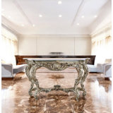 Aurora 60.63'' W Marble Console Table