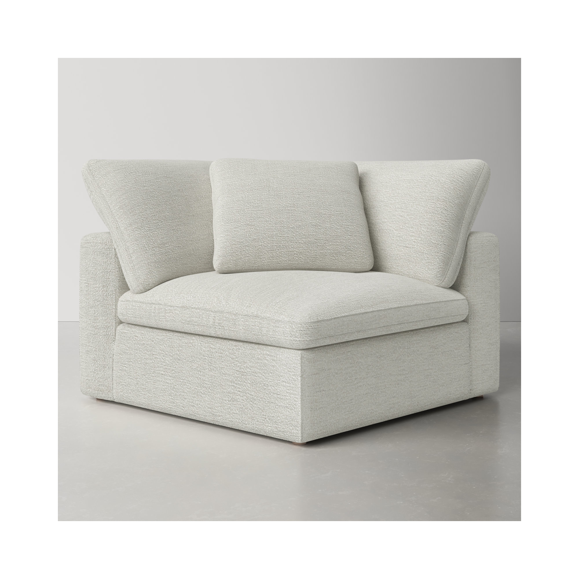 Tila Upholstered Accent Chair, Light Gray Livesmart®