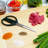 JOYCE CHEN® 8-In. Deluxe Unlimited Ambidextrous Kitchen Scissors With Ergonomic Dark Olive Handles