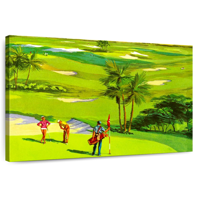 Senne Golf Course, 32" H x 48" W