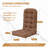 Outdoor/Indoor High Back Chair Cushion-125529596