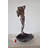 Lady Holds A Vase Standing on A Shell Bronze Fountain Size: 32" x 31" x 55"H