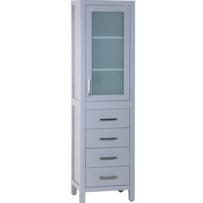 Zenith Glass Linen Cabinet