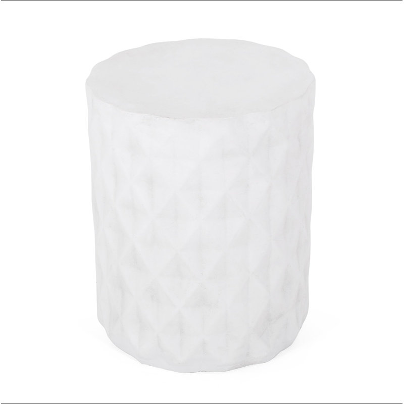 Table d'appoint d'extérieur en béton léger