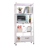 Jaquavien 27.9'' W Metal Shelving Unit with Wheels