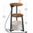 Small Round Side Table With Charging Station