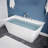 59'' x 30.31'' Freestanding Soaking Acrylic Bathtub