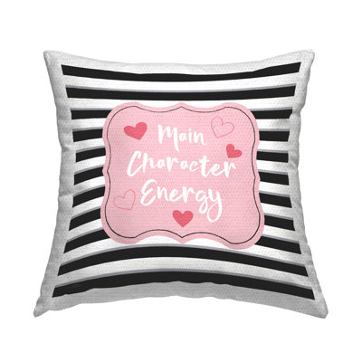 Striped Outdoor Throw Pillow