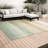 Machine Washable Indoor/Outdoor Chantille ACN2891 Striped Rug-1989102410-1989102408