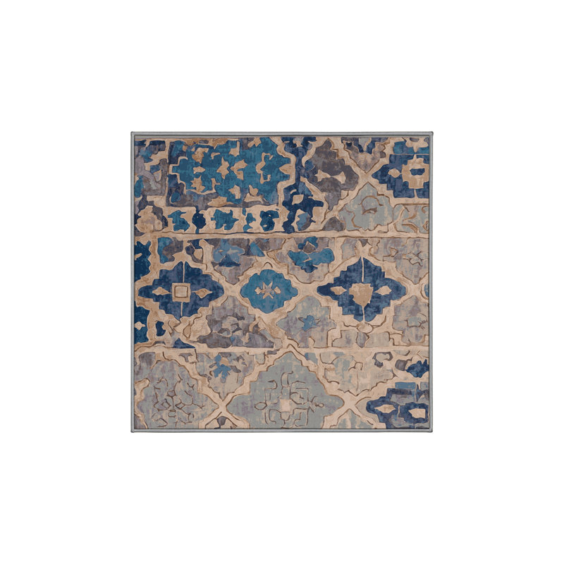 Tapis soyeux et moelleux, Carré 7 pi