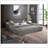Smart Multifunctional Queen Size Bed With Massage, Storage, And Bluetooth Speakers In Gray