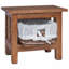 38cm W Solid Wood Bedside Table