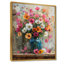 Rose et blanc bouquet d'or dans un vase I - Buttercups Wall Art Living Room