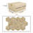 Hexagon Polished Marble Tile,1 box 12 pcs