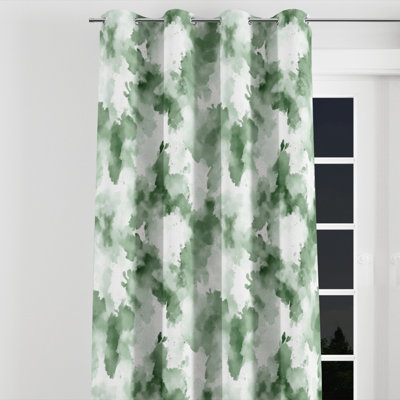Boho Window curtains - Abstract Babken Grommet Curtain - 1 Panel