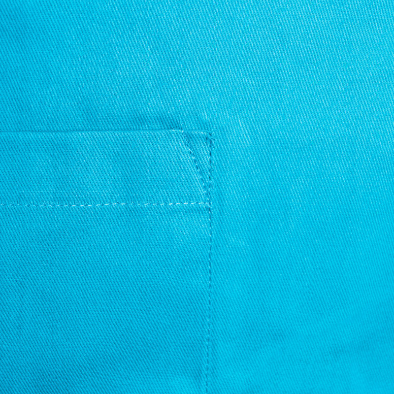 Tablier, Bleu néon
