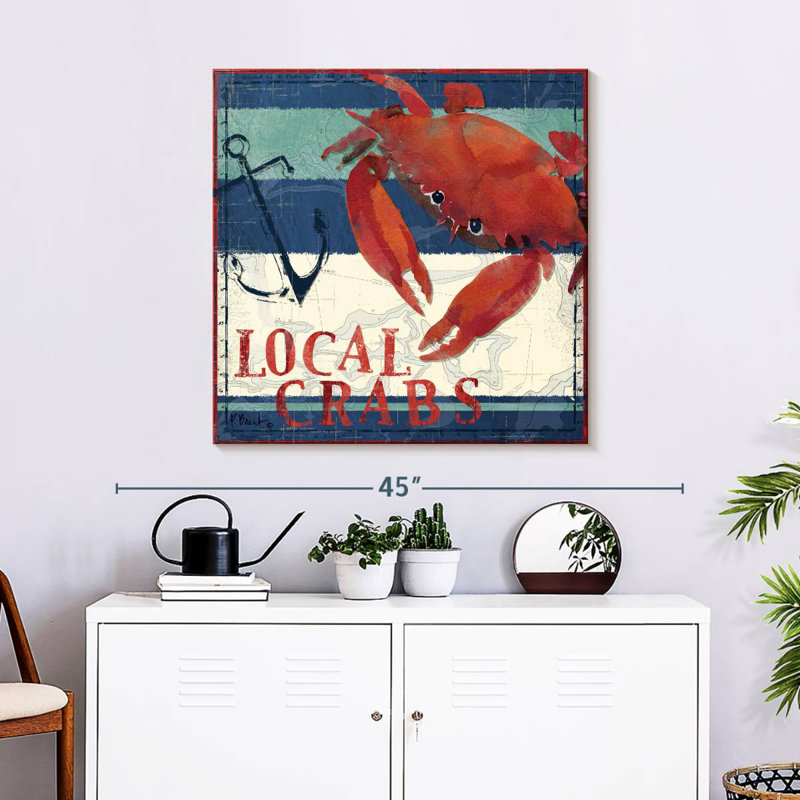 Brampt Deep Sea Crab, 30" H x 30" W