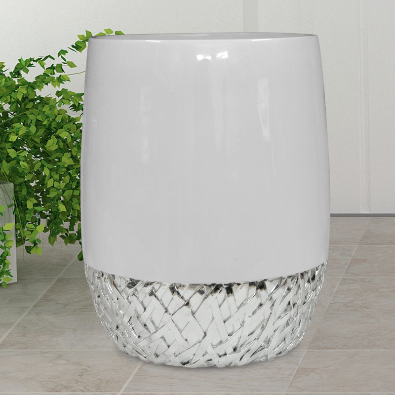 Bali Resin Open Waste Basket