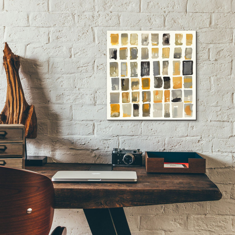 «City Windows 2 Autumn» par Shirley Novak, art mural en verre acrylique, H 12 po x l 12 po x P 0,13 po