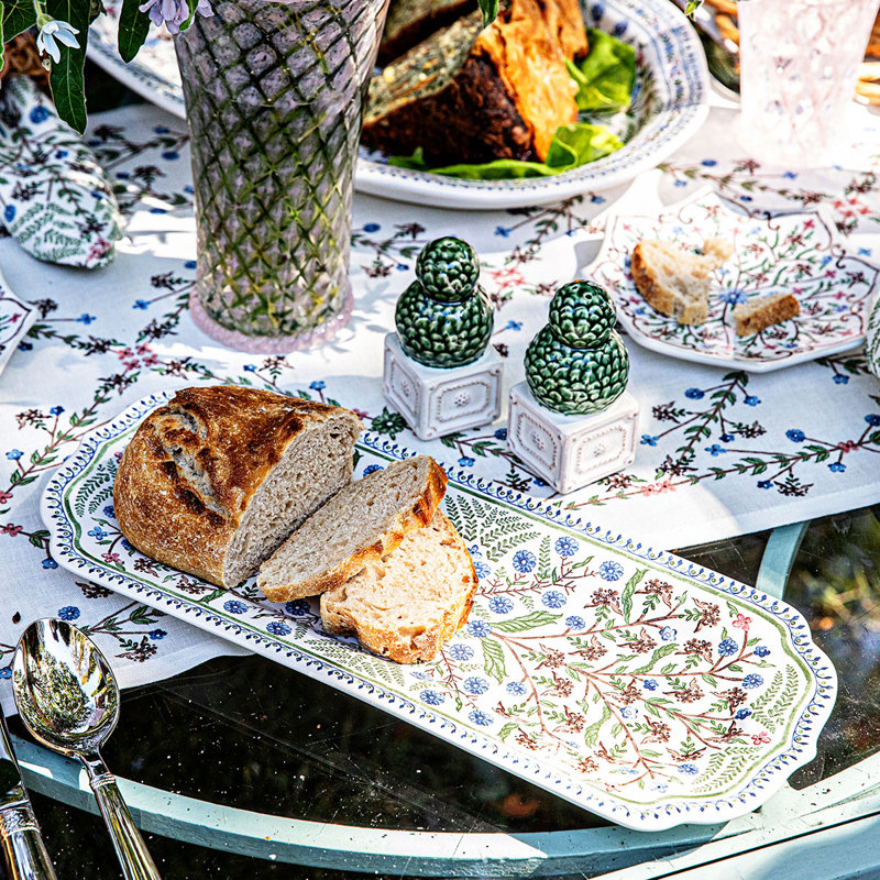 Villa Seville 15" Hostess Tray - Chambray