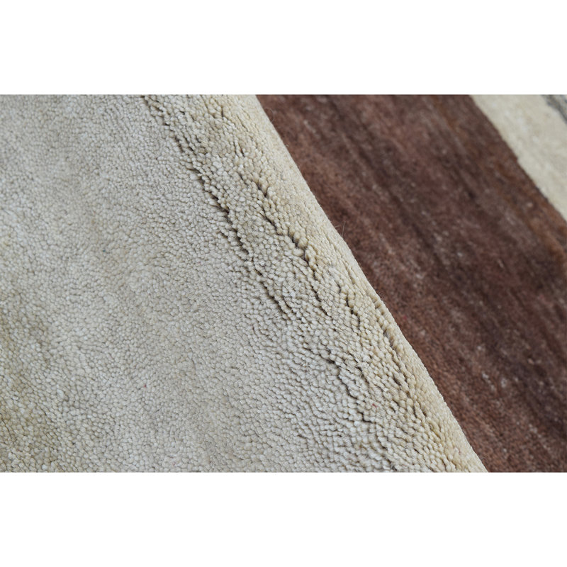 Hand Knotted Wool Southwestern Area Rug, Rectangle 8' x 10'