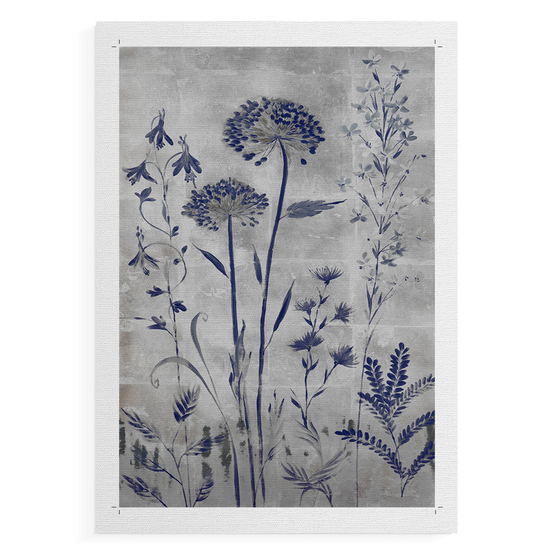 Silver Botanicals II V30, reproduction d'art encadrée, H 48 po x l 32 po