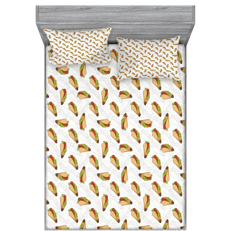 Microfiber Sheet Set, Full Sheet Set + Fitted Sheet + 2 Pillowcases