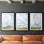Lucid Skies I - Impression personnalisée de qualité supérieure avec passe-partout - 3 pièces-1267791148-1267791151