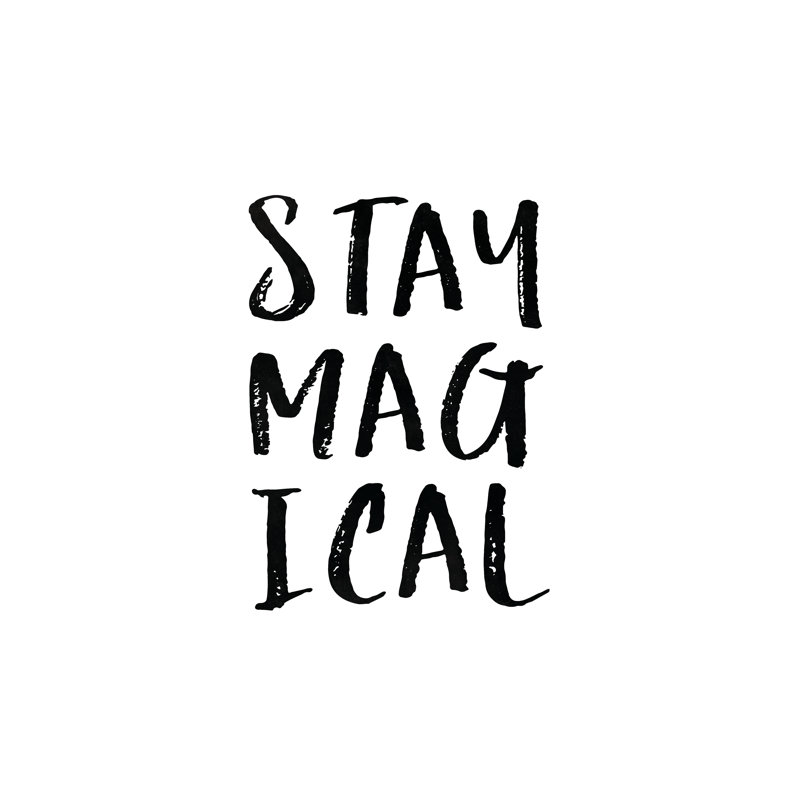 Stay Magical - Wrapped Canvas Print, 30cm H x 30cm W x 3.8cm D