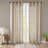Fretwork Print Grommet Top Window Curtain Panel, Single Panel With Geometric Design And Soft Sunlight Filtering-1494997652-1494997659