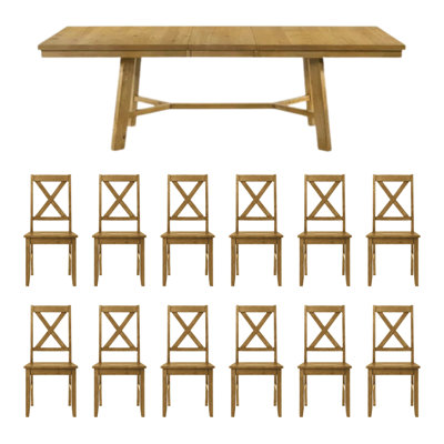 Oaklyn Modern Extendable Rectangular Dining Table Set