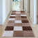 Myshaggy Collection Rugs Geometric Design in Brown