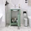 Petit meuble-lavabo sur pied 20 po avec lavabo en céramique blanc-1967481549