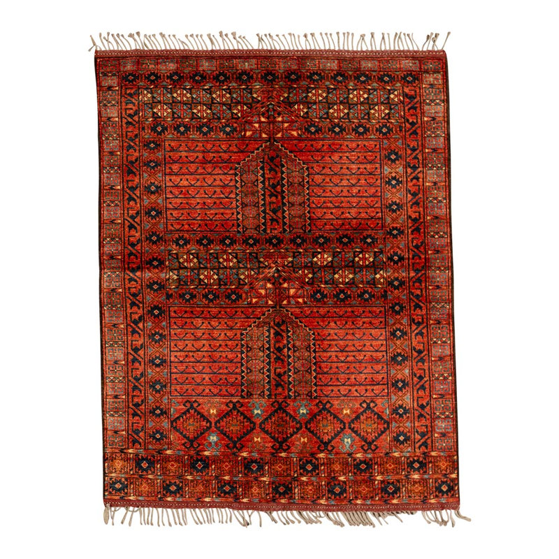 Hand Knotted Wool Oriental Area Rug