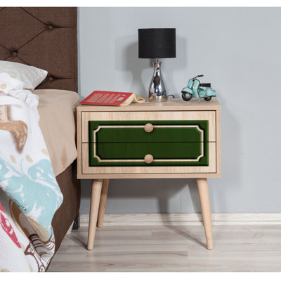 Kira Manufactured Wood Bedside Table