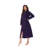 Plush Mid-Calf Bathrobe with Pockets-1946922606-1946922607