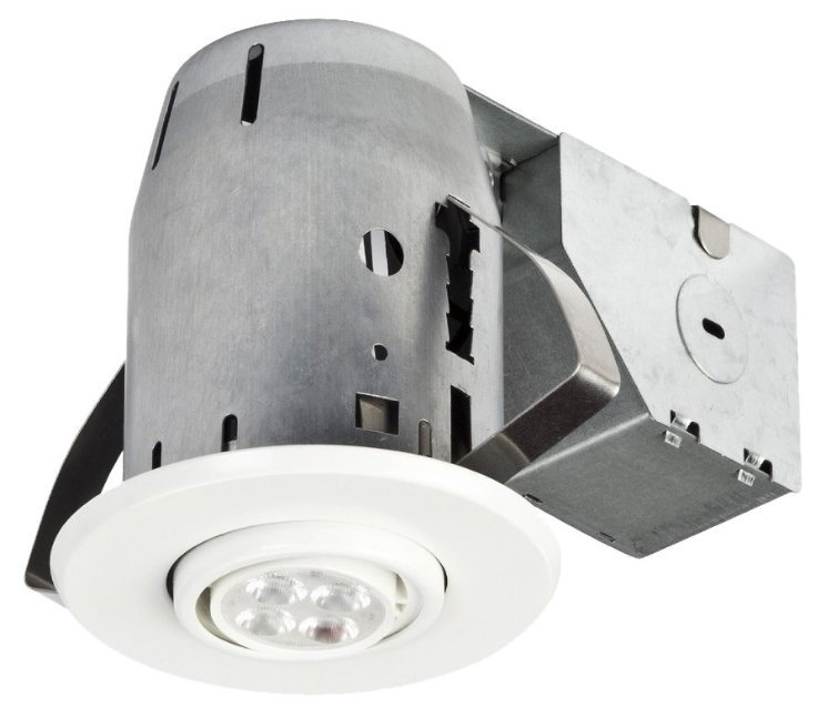 Dhima 3.75'' 3000K 5.5 Watt Dimmable Air-Tight IC Rated Recessed Lighting Kit