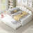 Upholstered Velvet Tufted Daybed with Trundle-1868001064