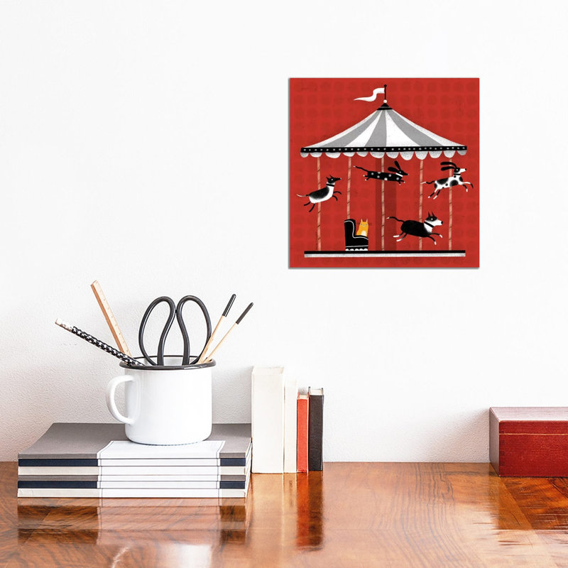 Carousel by Terry Runyan - Wrapped Canvas Gallery-Wrapped Canvas Giclée, 30.48cm H x 30.48cm W
