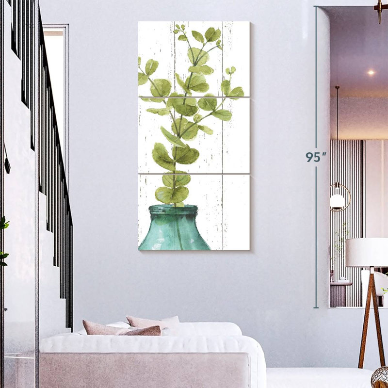 Mélange de verts LX III, H 75 po x l 36 po