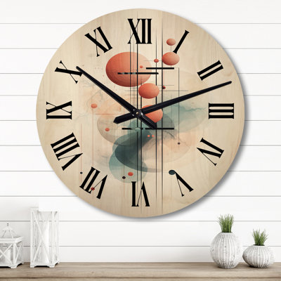 Margaid Solid Wood Wall Clock