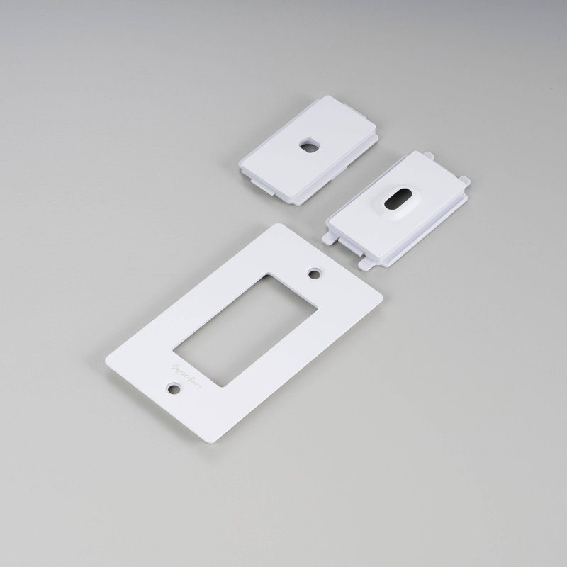 1G Plate / Logo , White