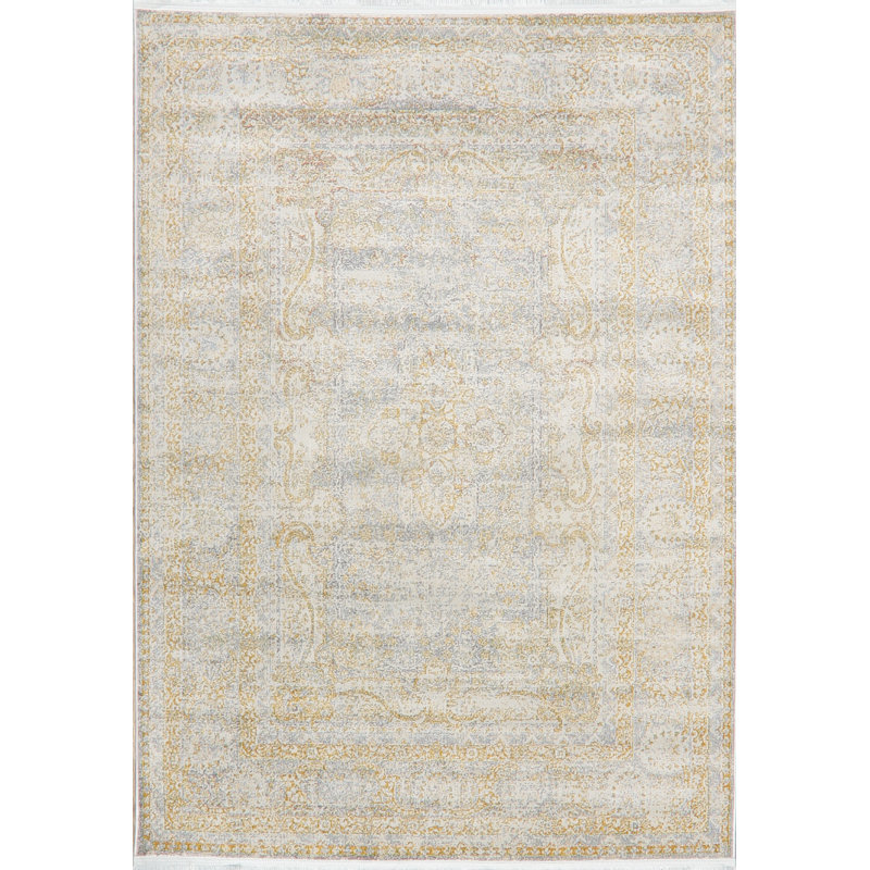 Aucuba Floral Indoor Rug, Rectangle 3'11" x 5'7"
