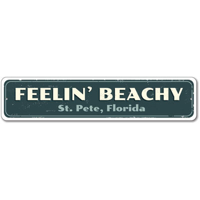 Panneau en aluminium Feelin 'Beachy