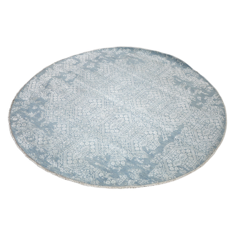 Modern One-of-a-Kind 8' Hand Knotted Area Rug